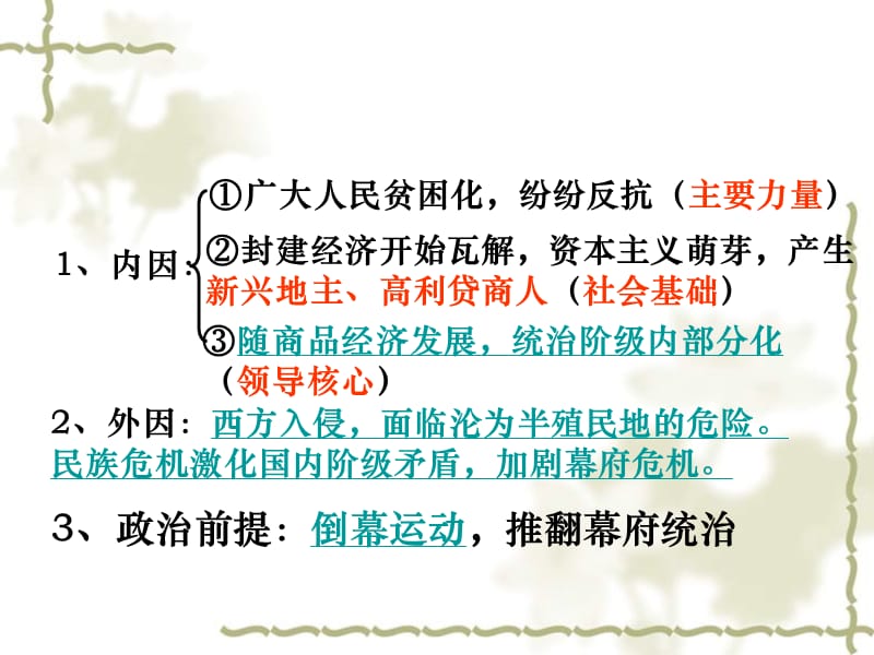 19世纪六七十年代资产阶级革命和改革二_第3页