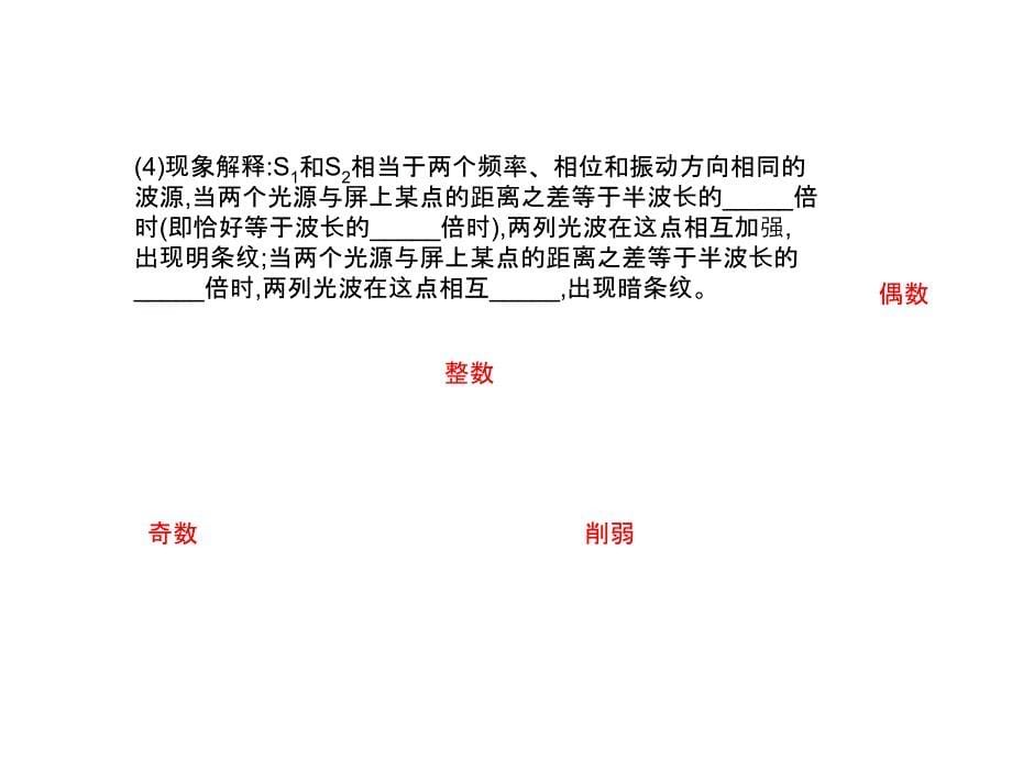 高中物理选修34课件13.3光的干涉_第5页