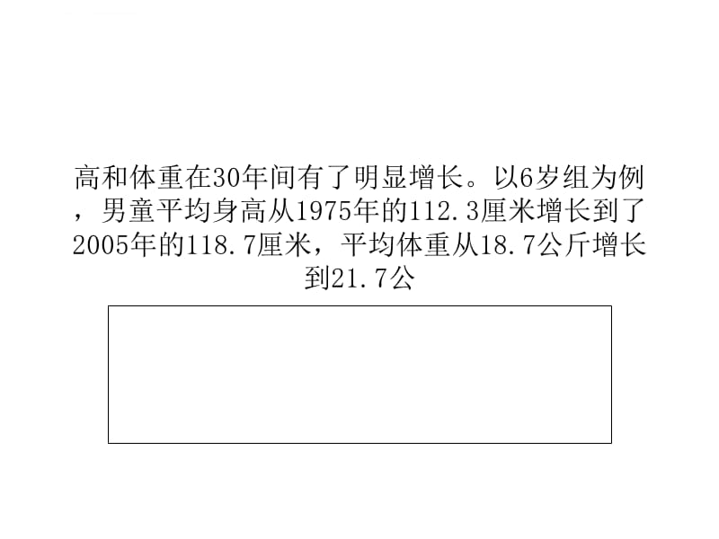 广州7岁以下儿童身高体重已达美国标准课件_第3页