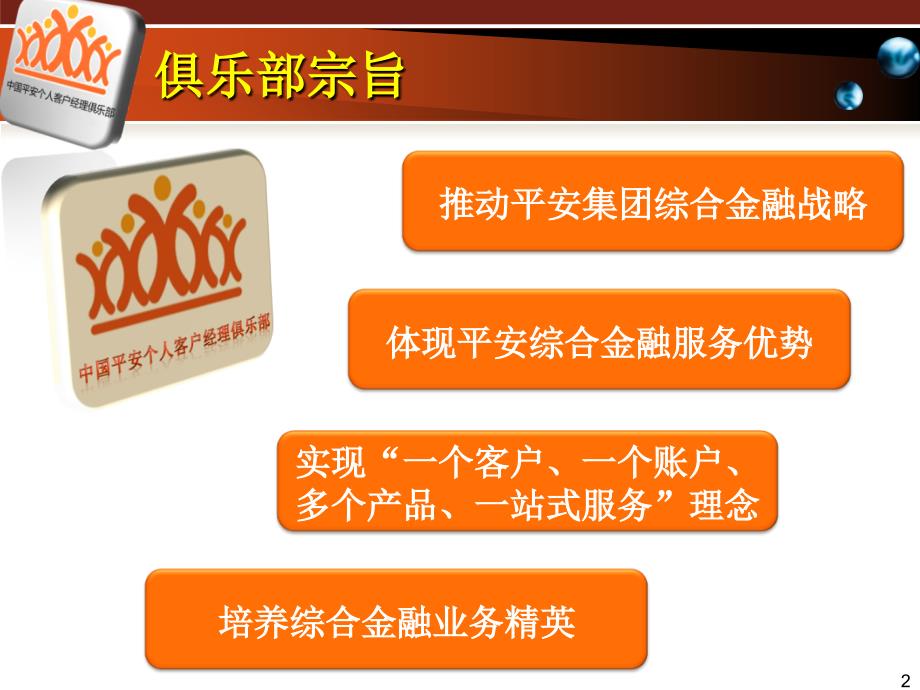 中国平安个人客户经理俱乐部章程2011版宣导教学教案_第2页