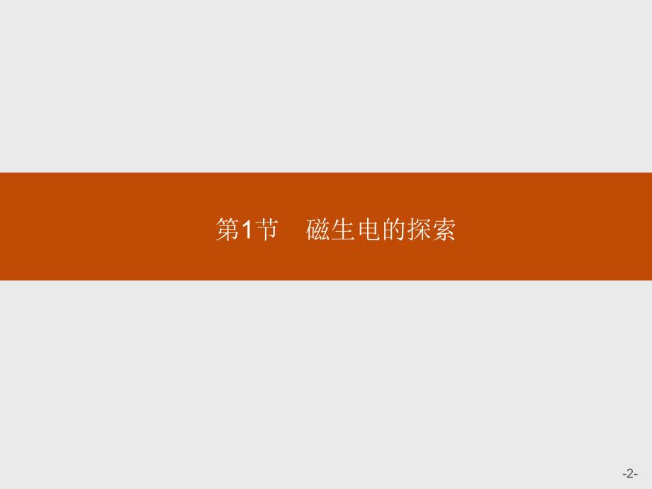 高二物理鲁科选修32课件1.1磁生电的探索_第2页