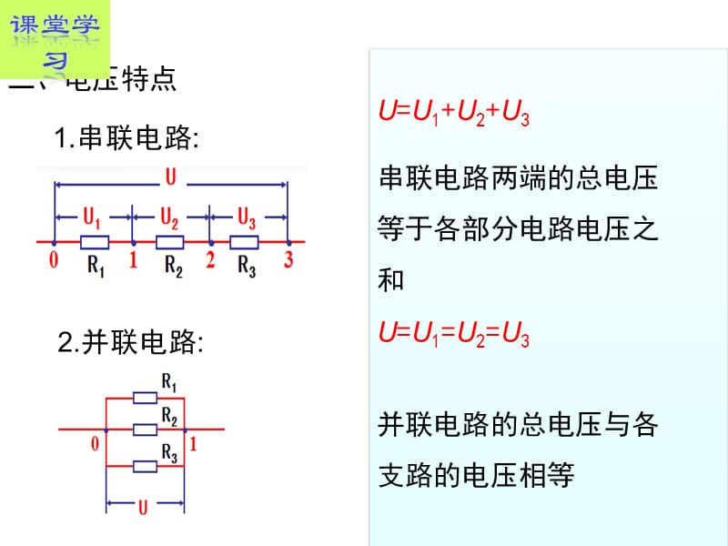 高中物理选修31人教同课异构教学课件第二章恒定电流第四节串联电路和并联电路课件1_第5页