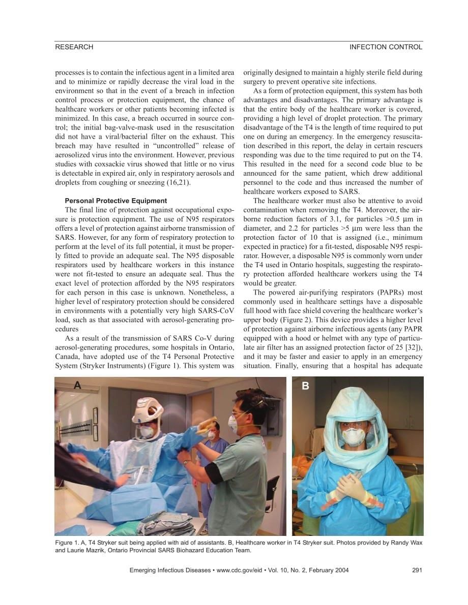 2004 Possible SARS Coronavirus Transmission during Cardiopulmonary Resuscitation_第5页