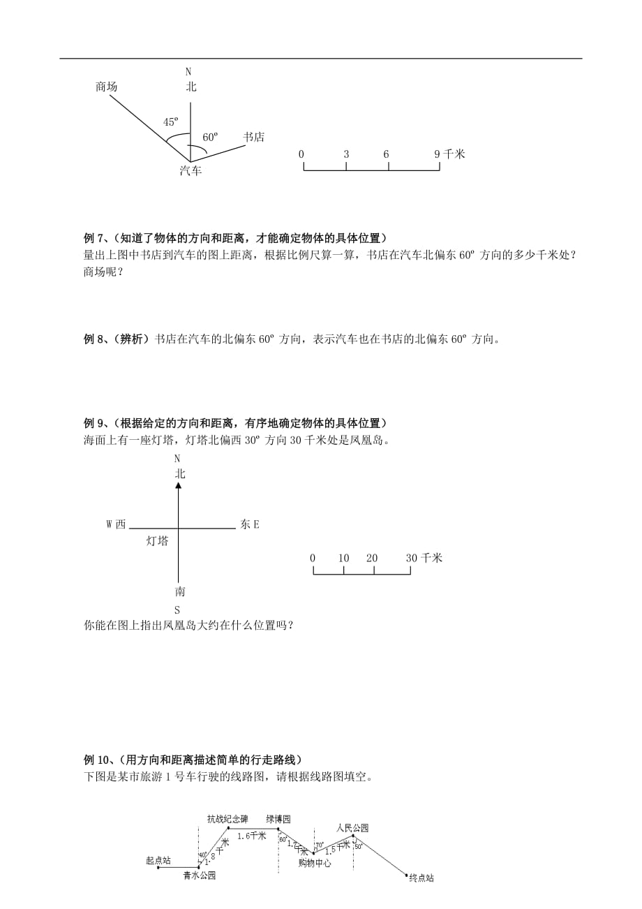 小学六年级数学同步练习题库：7 比例尺、面积变化、确定位置_第2页