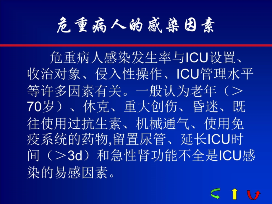 危重病人的感染电子教案_第4页