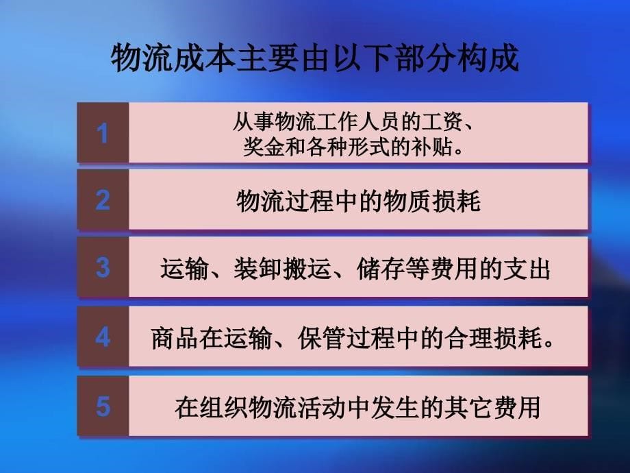 物流与配送8--配送中心的成本管理培训资料_第5页