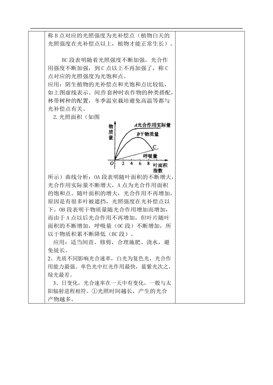 人教全国高中生物必修1教案：5.4 能量之源—光与光合作用 3课时1_第2页