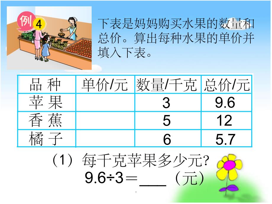 苏教版数学五年级上册《小数除以整数》ppt课件_第3页