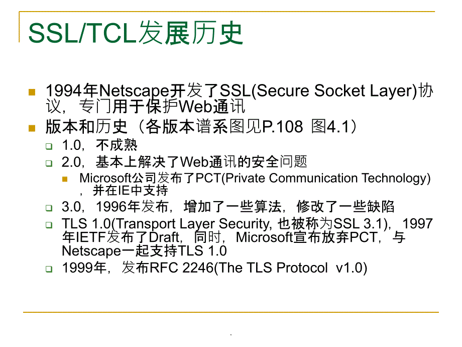 安全协议 第4章 传输层安全SSL和TLSppt课件_第4页