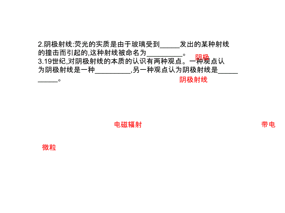 高中物理人教选修35探究导学课件18.1电子的发现_第4页