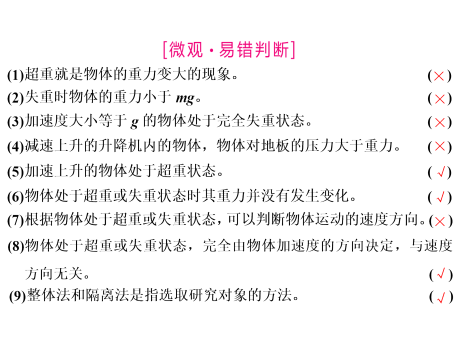 四川省昭觉中学高考物理第一轮复习课件第三章牛顿运动定律第3节牛顿运动定律的综合应用_第3页