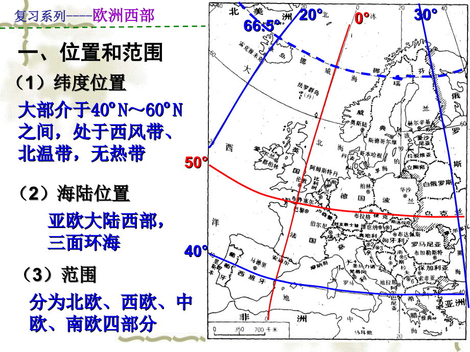 2011届高三地理第一轮复习 欧洲西部课件 新人教版_第3页