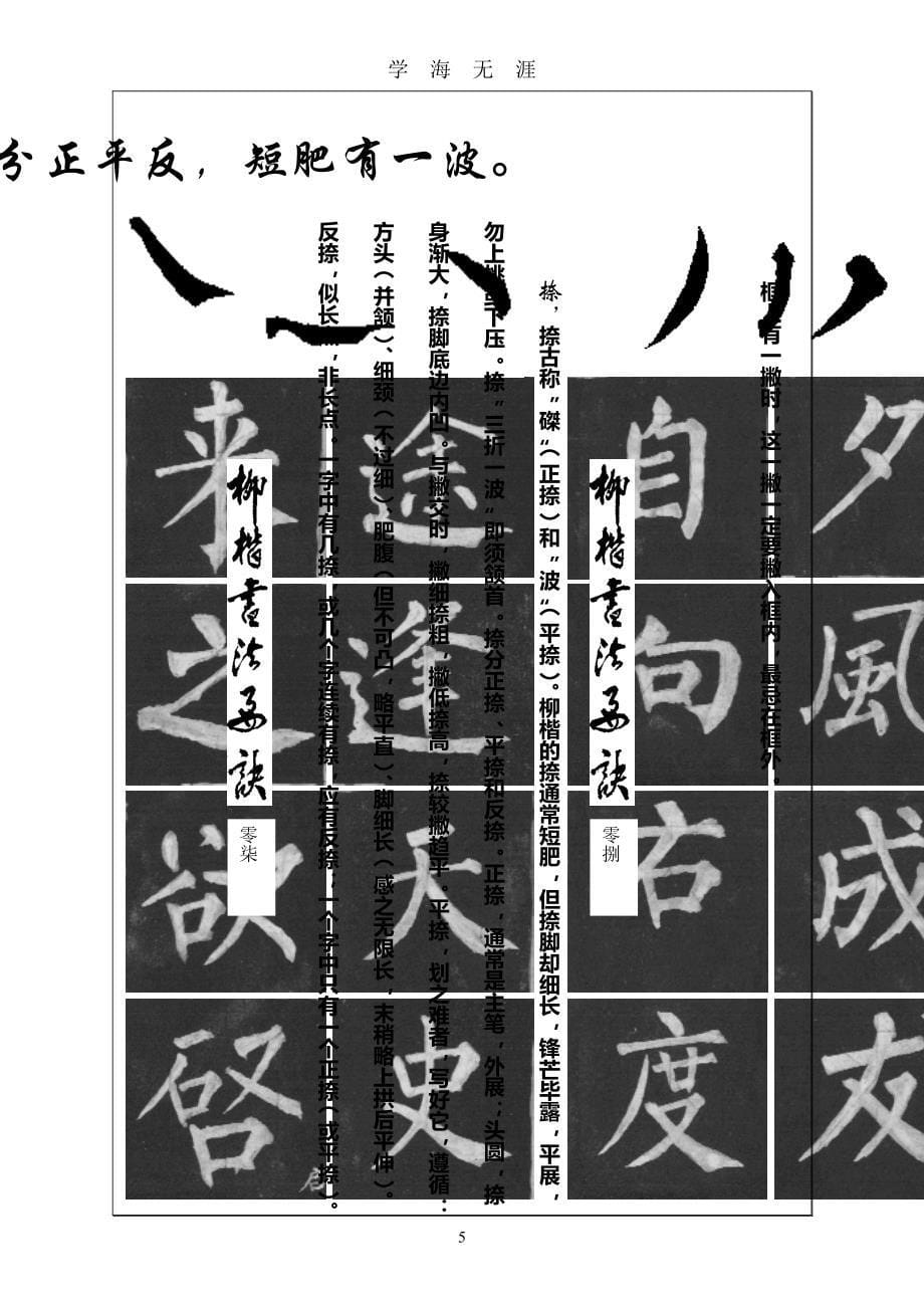 柳体书法字帖（2020年7月整理）.pdf_第5页