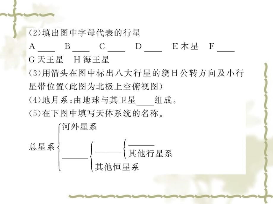 2012高中地理 1.1 地球的宇宙环境课件 湘教版必修1_第5页