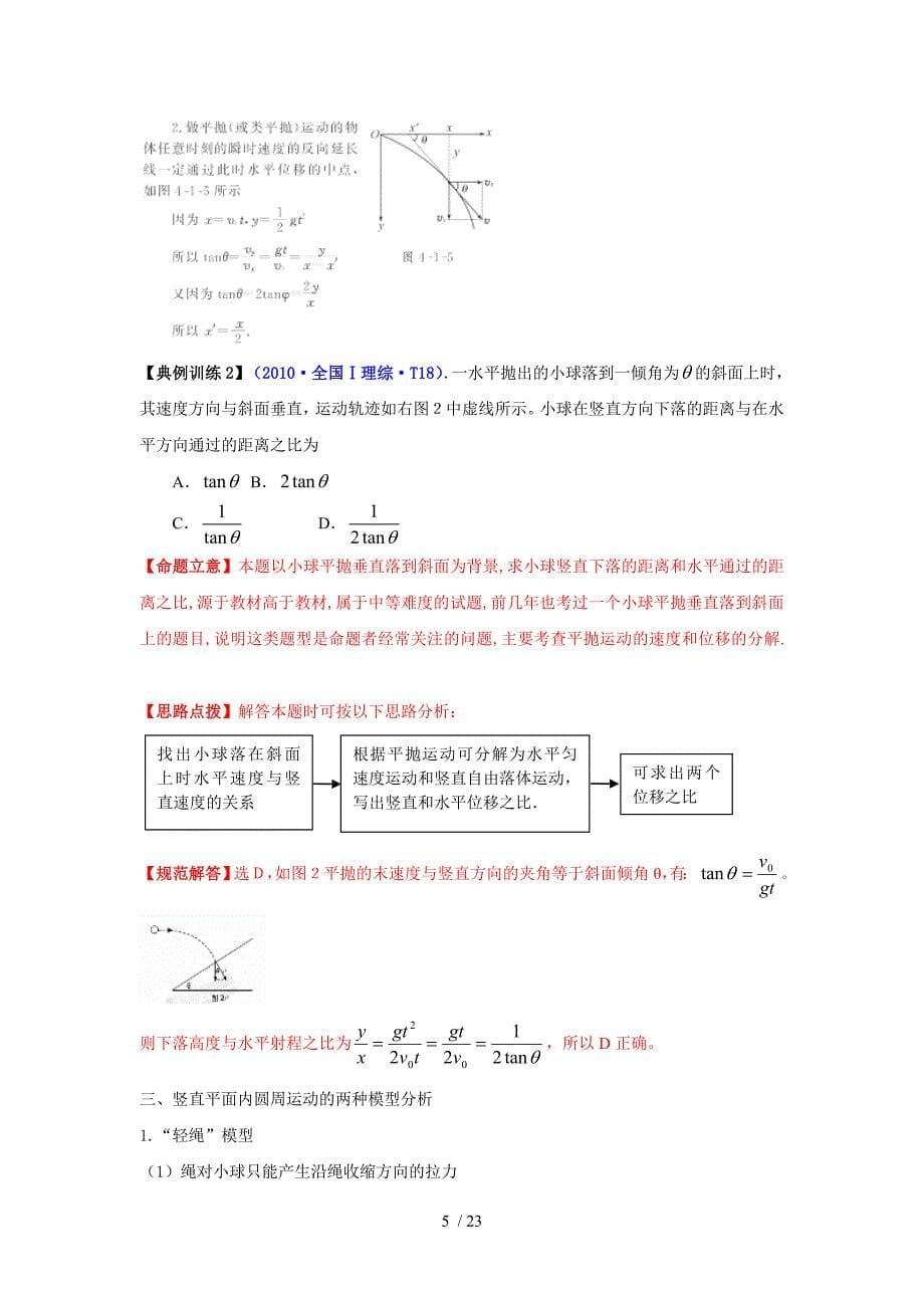 高考物理专题综合复习教师教学案_第5页