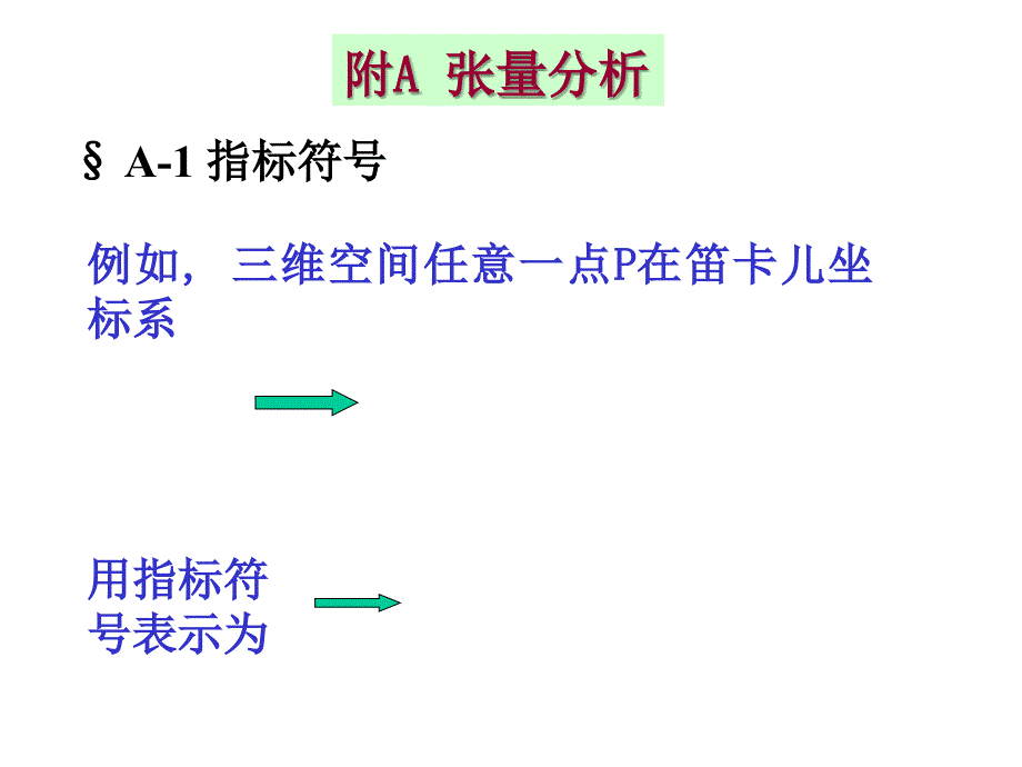 最基础最全——张量分析tensoranalysis资料讲解_第1页