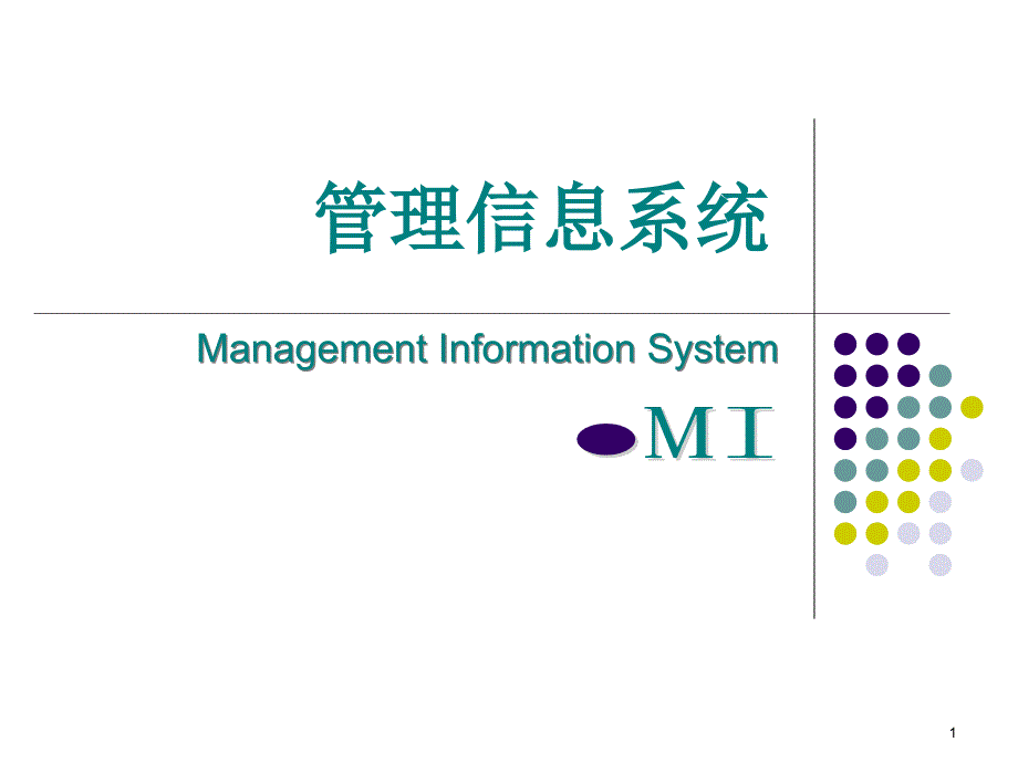 管理信息系统ERP6MIS战略规划和开发方法精编版_第1页