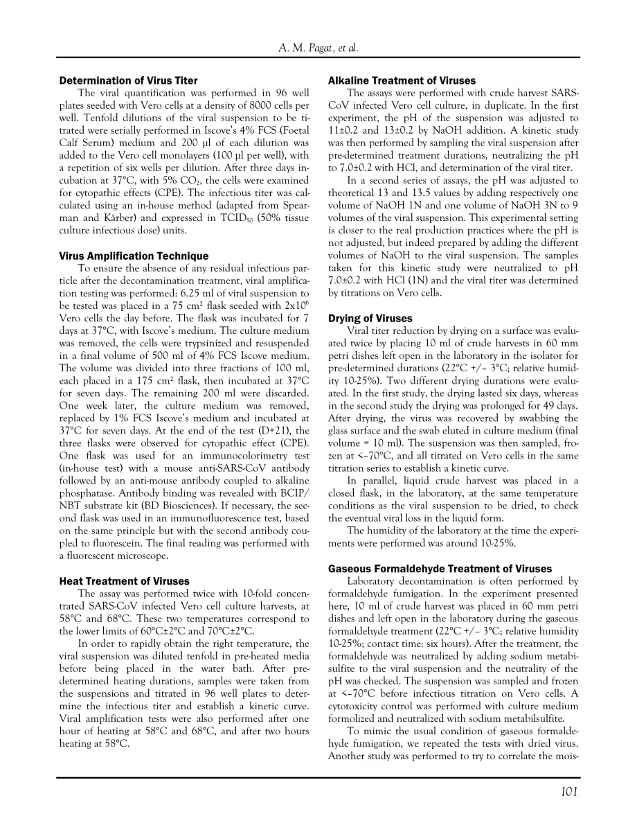 2007 Evaluation of SARS-Coronavirus Decontamination Procedures_第2页