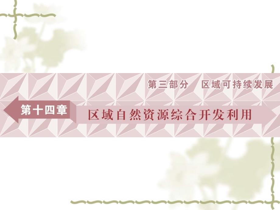 2018年高考地理大一轮复习 第十四章 区域自然资源综合开发利用 第28讲 能源资源的开发&ampamp;mdash;&ampamp;mdash;以我国山西省为例课件_第1页