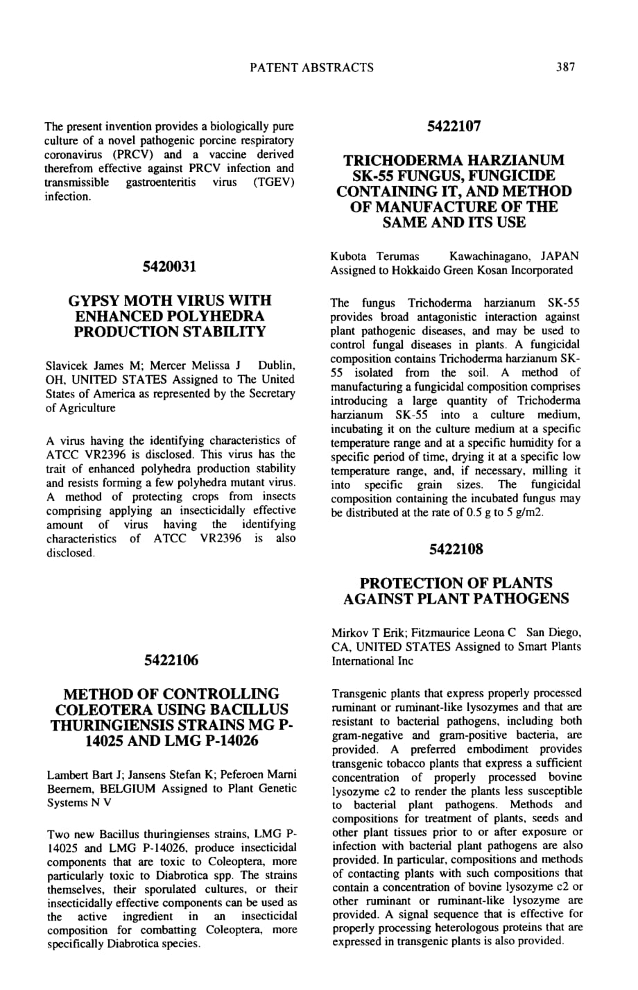 1996 5419907 Pathogenic porcine respiratory coronavirus _ Paul Prem S_ Vaughn Eric M_ Halbur Patrick G Ames, IA, United_第2页