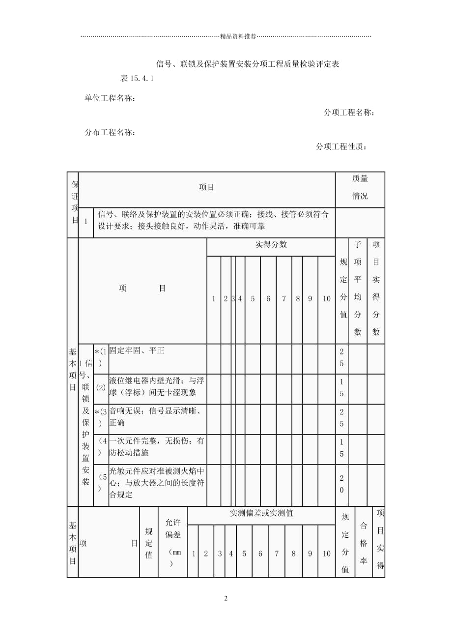 SY 4031-93 石油建设工程质量检验评定标准自动化仪表安装工程6精编版_第2页