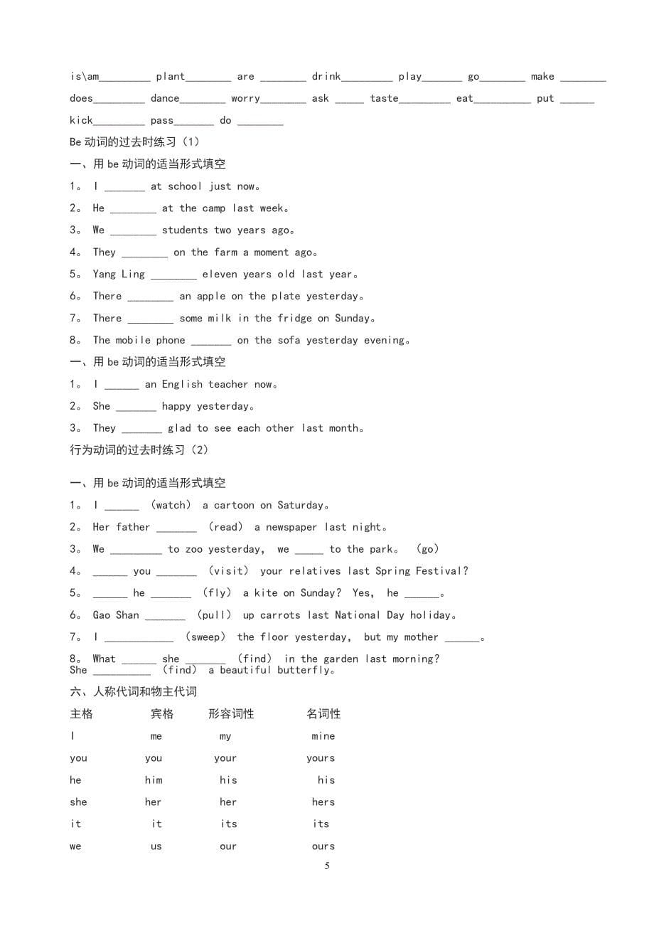 初一英语语法大全（2020年7月整理）.pdf_第5页