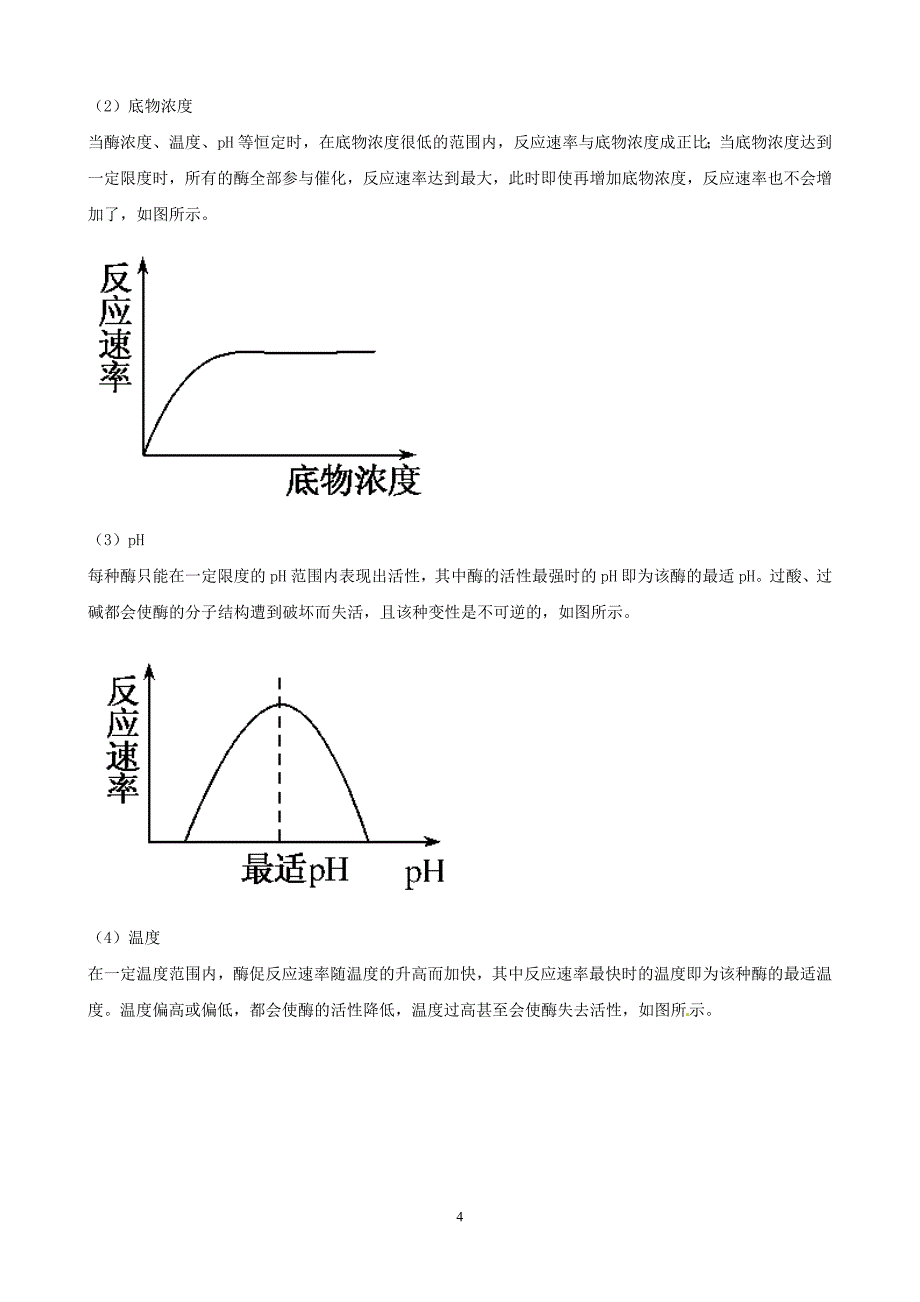 高三生物作业学案：专题细胞代谢物质跨膜运输与酶和ATP_第4页