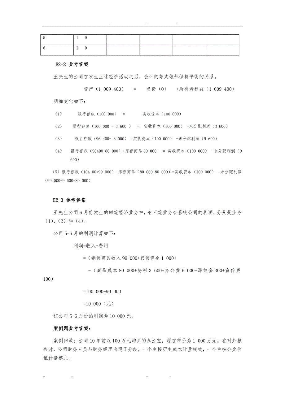 会计学课后复习题_第2页