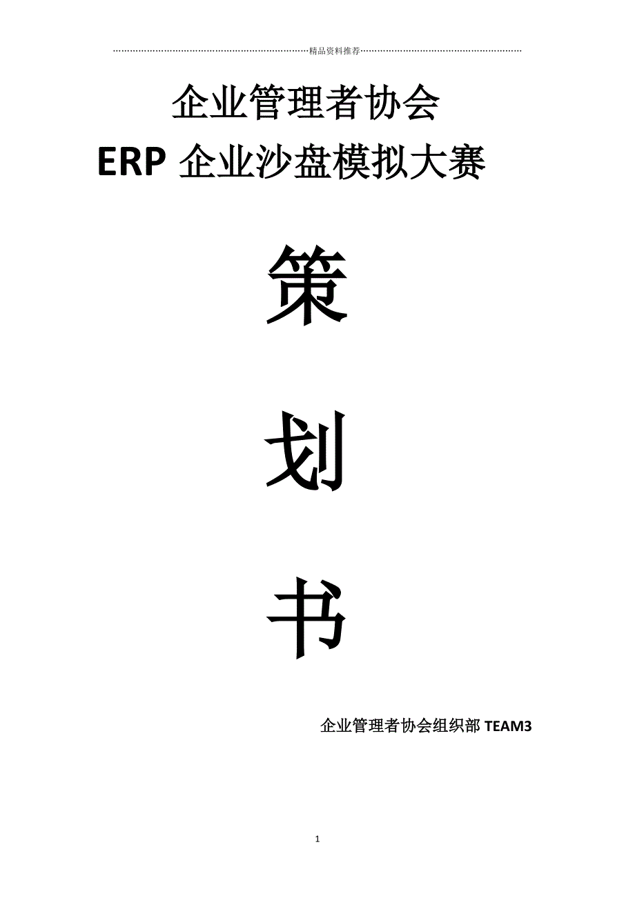 ERP策划书精编版_第1页