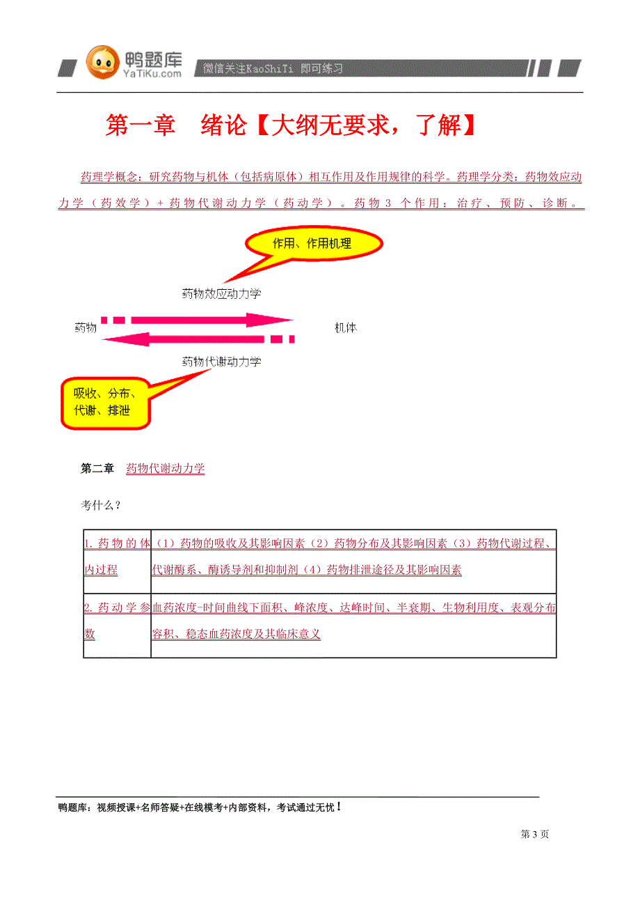 执业药师资格测验考试《药理学》辅导教材(完整)_第3页