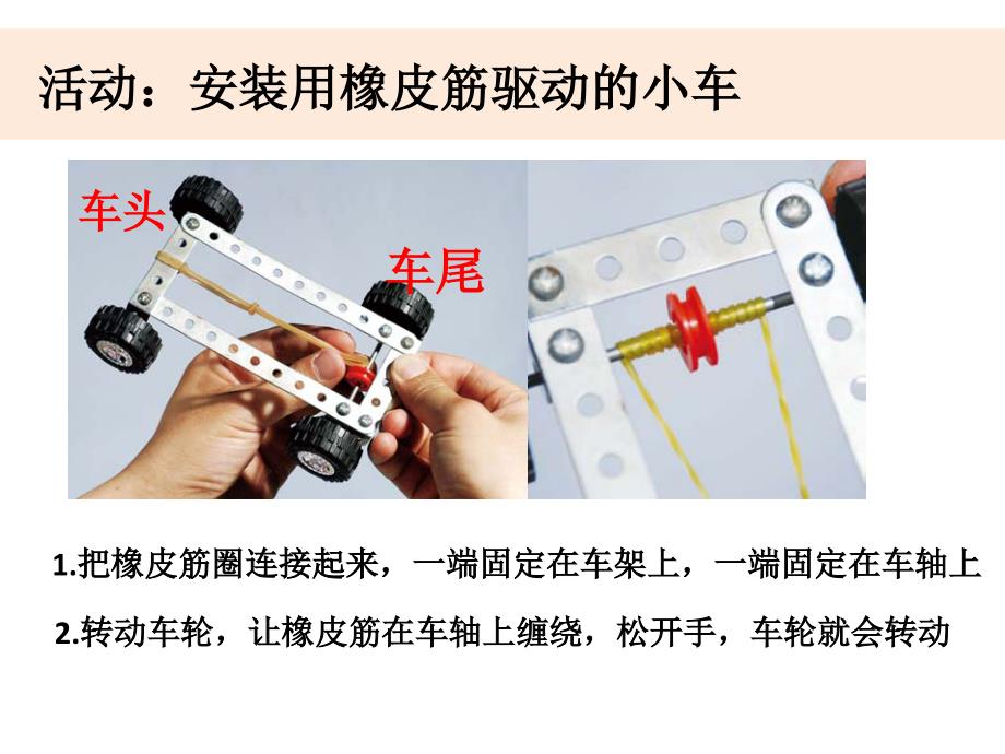 小学科学教科版五年级上册4-2《用橡皮筋作动力》课件PPT_第3页