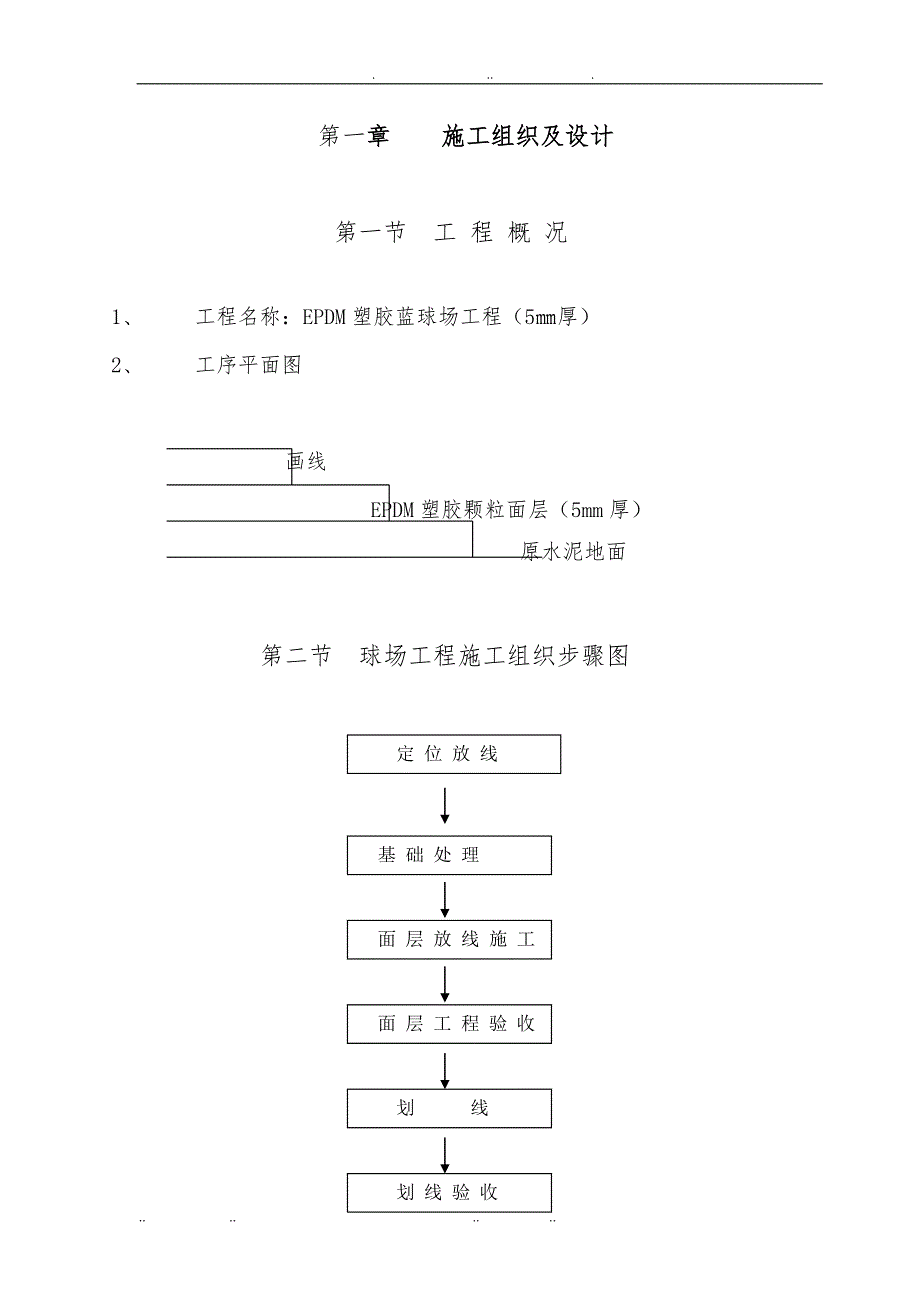 EPDM塑胶篮球场工程施工组织设计方案_第3页