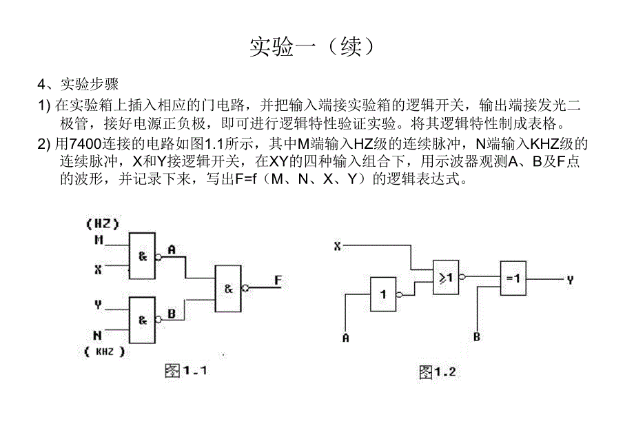 数字逻辑实验任务课件_第3页