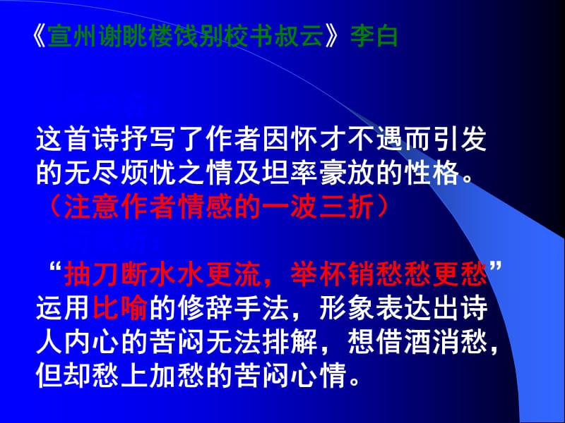 苏教版八年级语文下册古诗词复习课_第2页