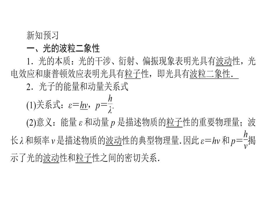 高中物理人教新课标选修35课件第十七章波粒二象性173崭新的一页粒子的波动性_第5页