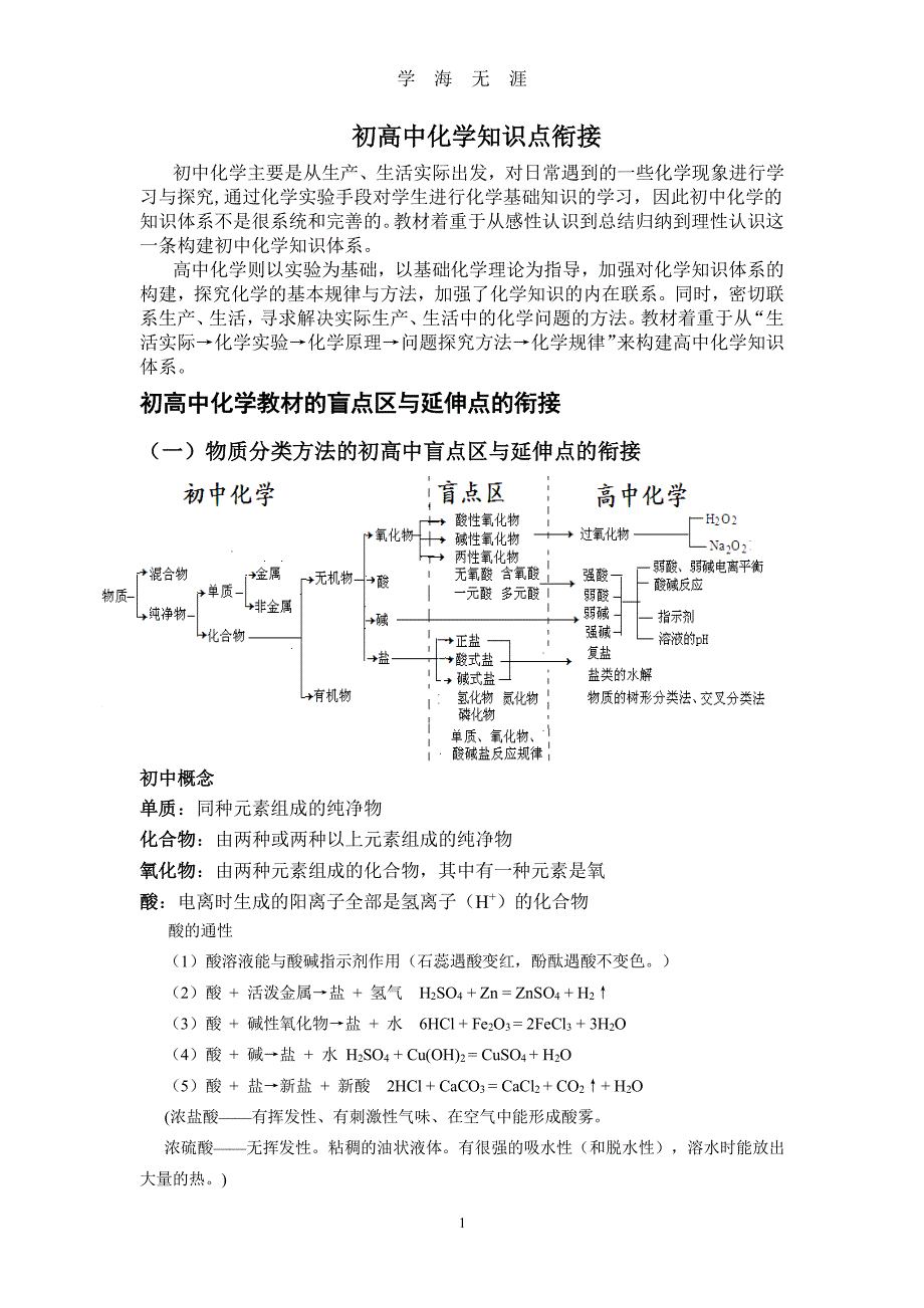 初高中化学衔接教案（2020年7月整理）.pdf_第1页