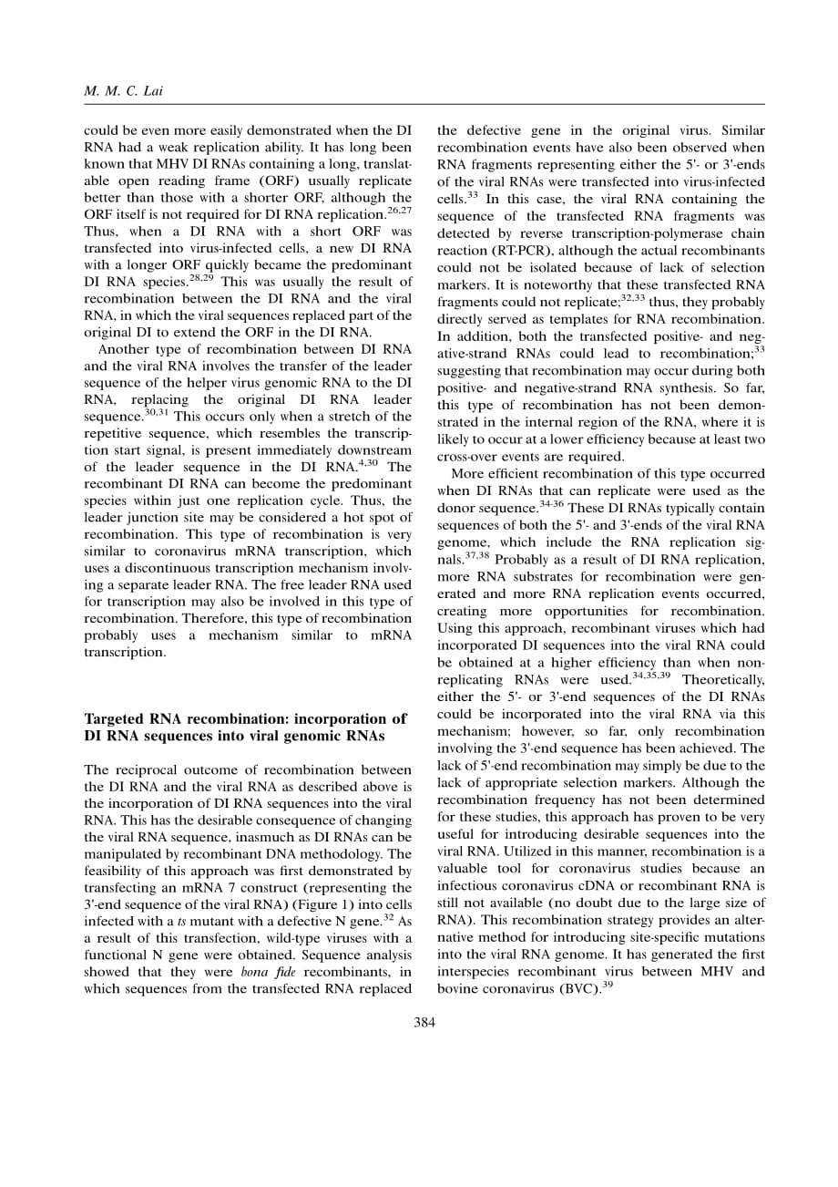 1996 Recombination in large RNA viruses_ Coronaviruses_第4页