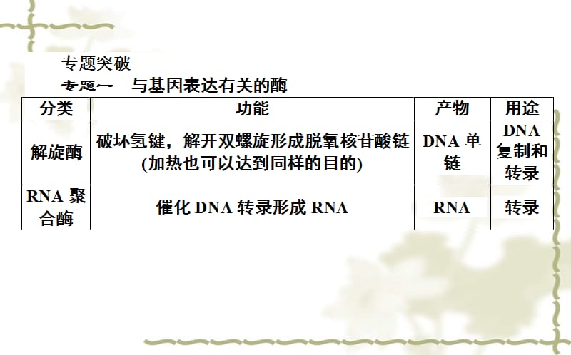 2015-2016高中生物 第4章《基因的表达》章末总结课件 新人教版必修2_第3页