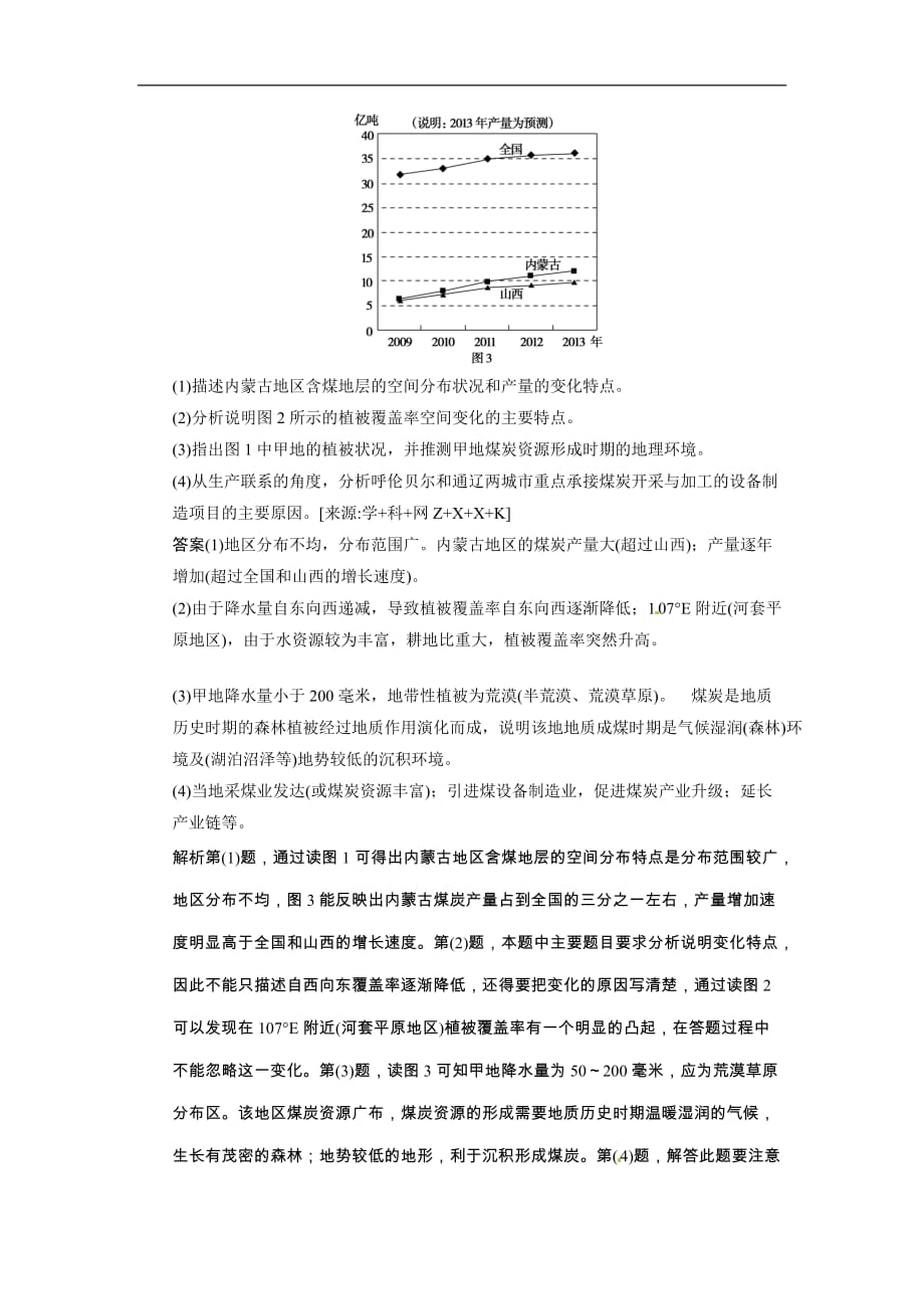 高考地理二轮专题作业 高考题型冲刺练 综合题 地理事项判断型_第4页