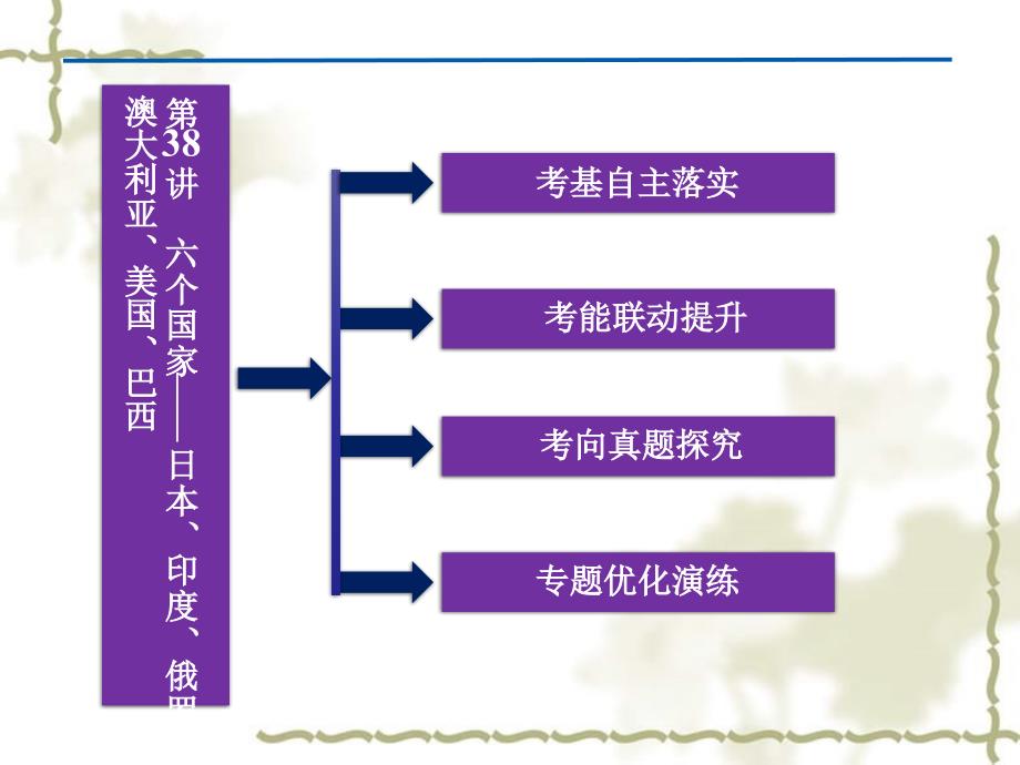 【优化方案】2012高三地理一轮复习 第十一单元第38讲六个国家——日本、印度、俄罗斯、澳大利亚、美国、巴西课件_第2页