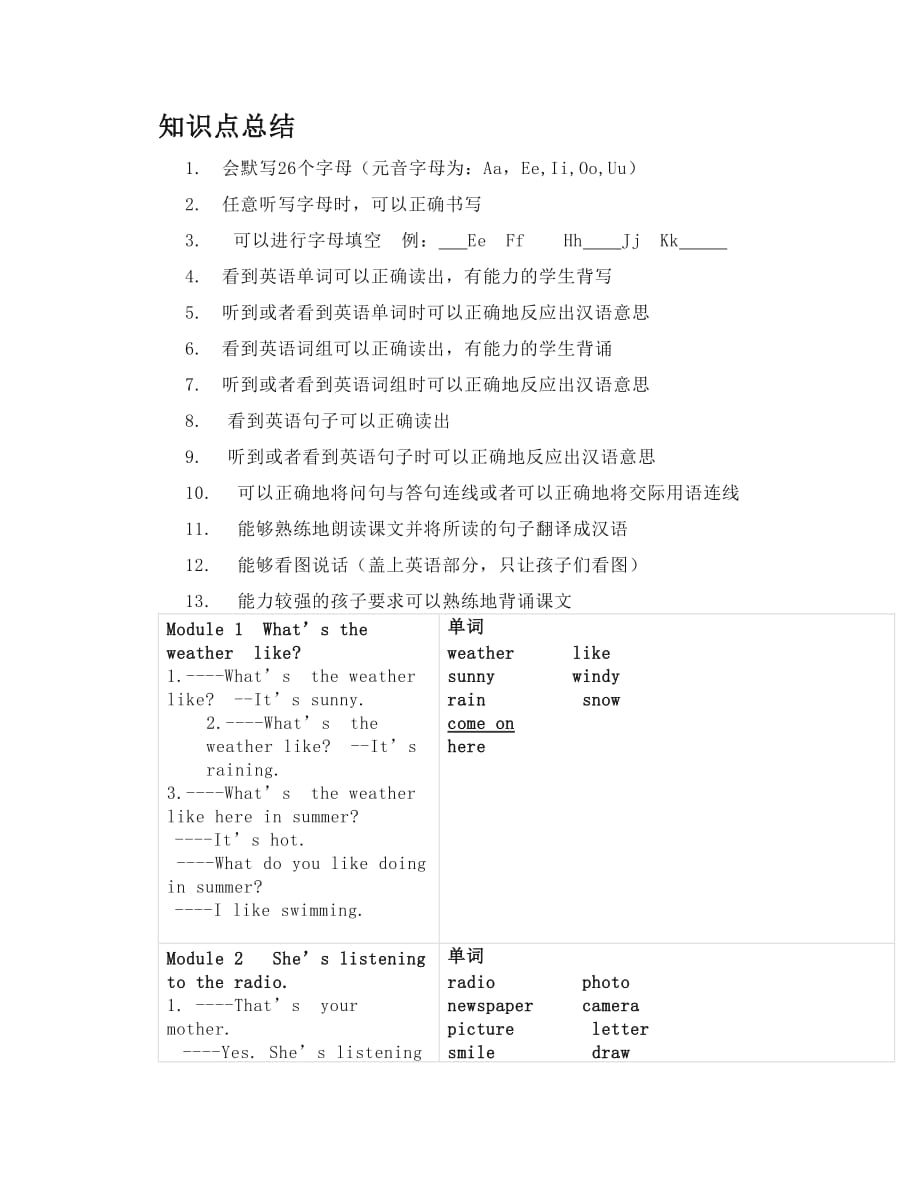 外研版二年级英语下全册朗读+精讲_第1页