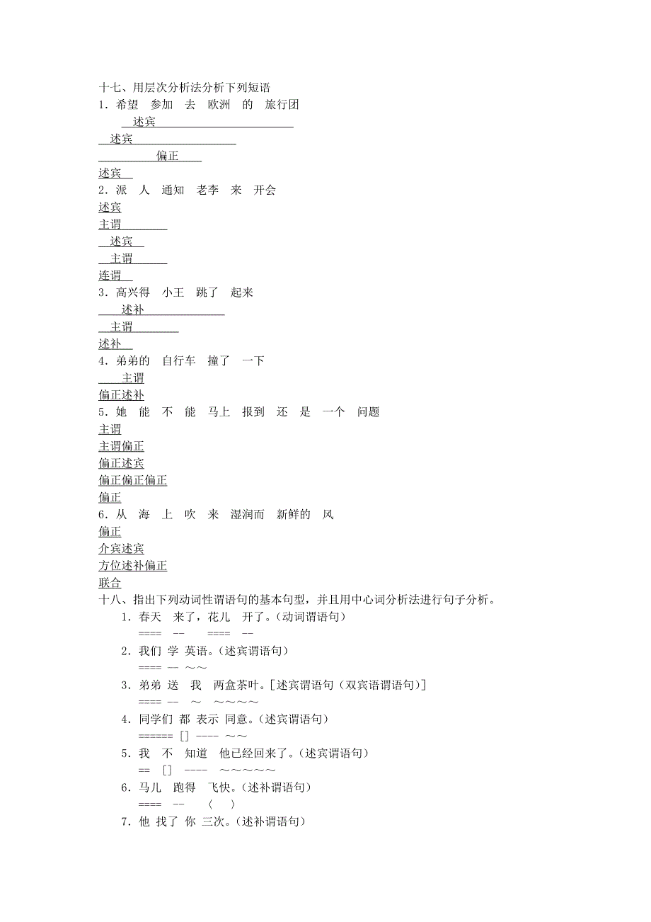 语法习题(有附标准答案)_第4页