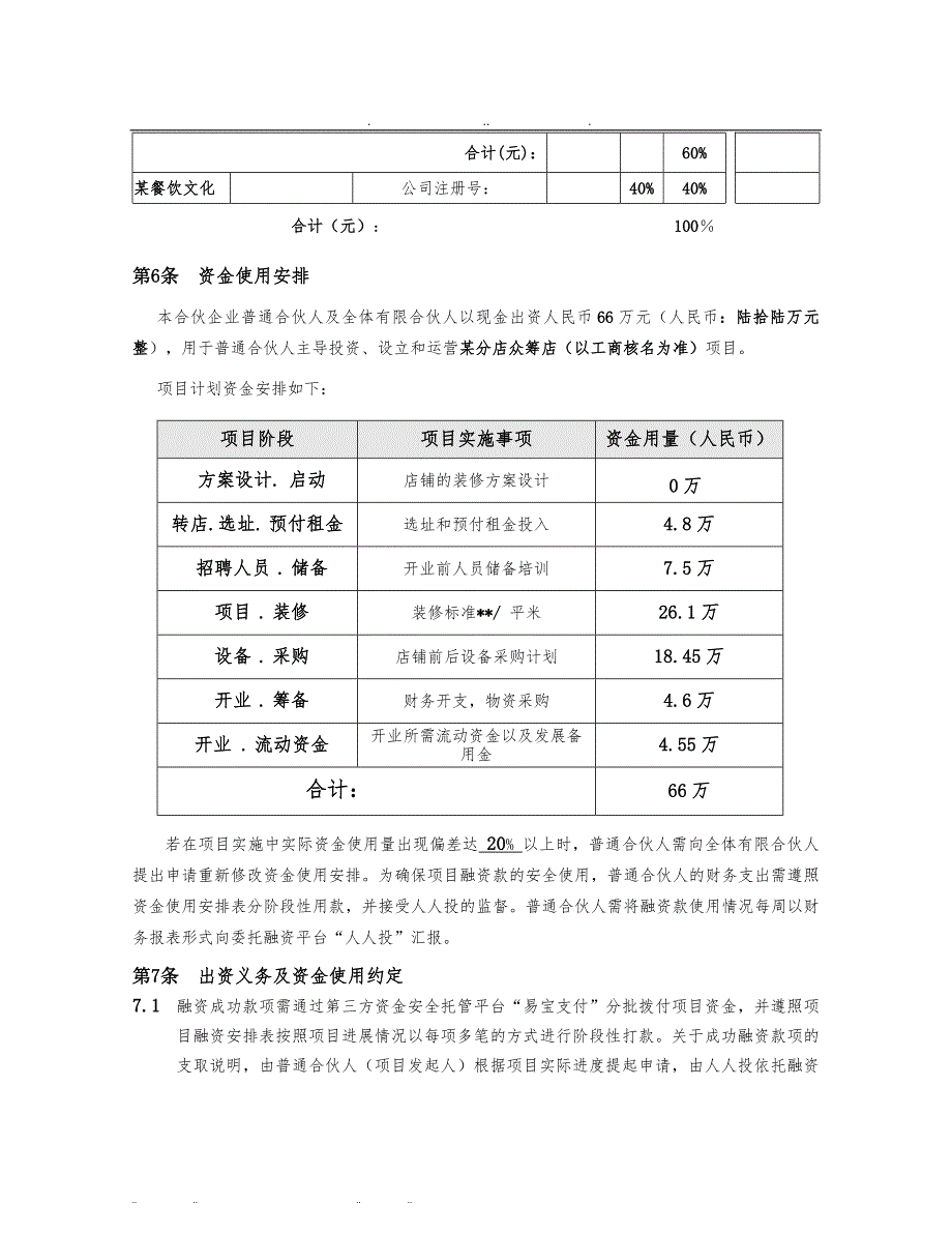 关于设立分店众筹店_第4页