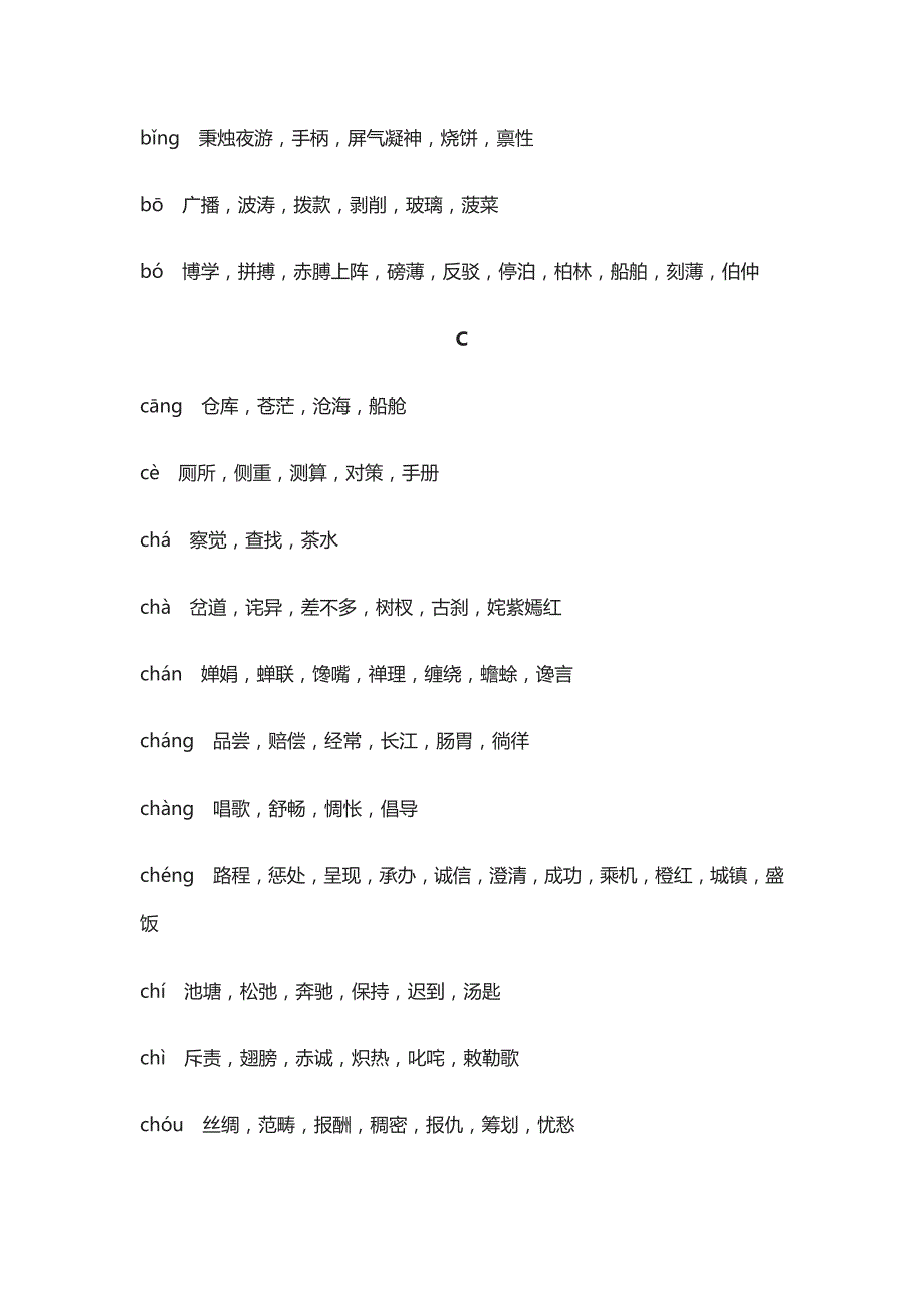 (全)小学语文1-6年级同音字分类汇总(A到Z)_第2页