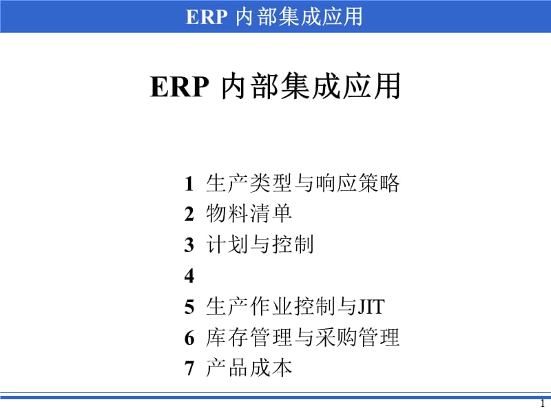 2_ERP内部集成的应用精编版_第1页