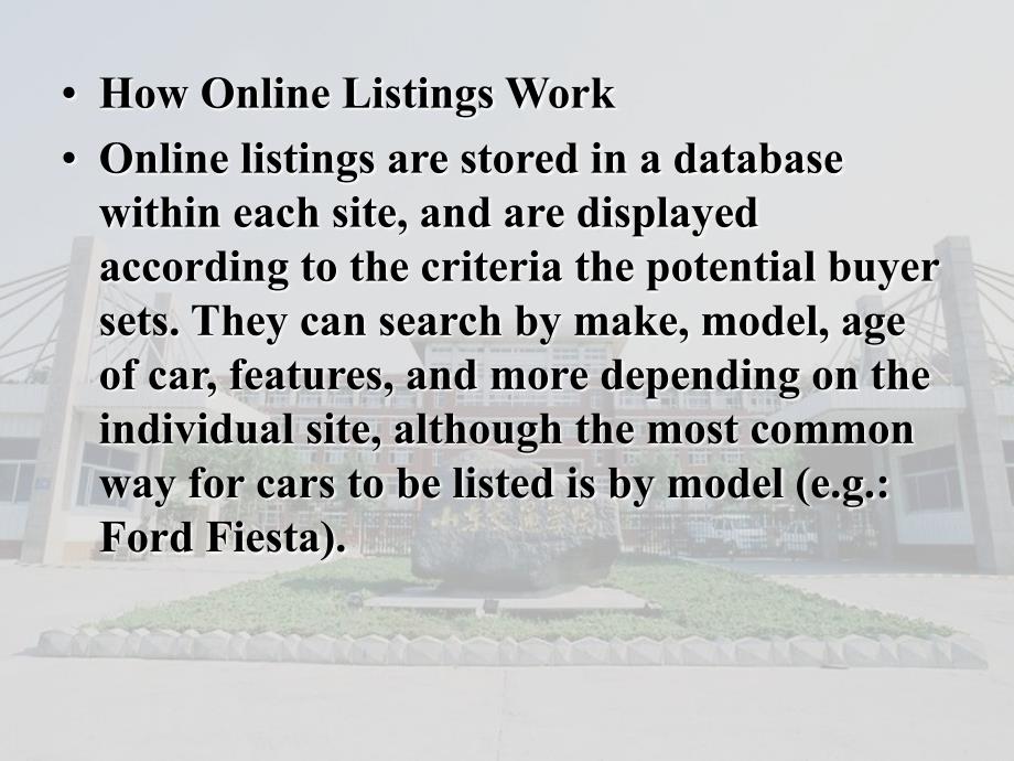 汽车系统构造(英文版)-Lesson 26 Selling a Car Online课件_第4页