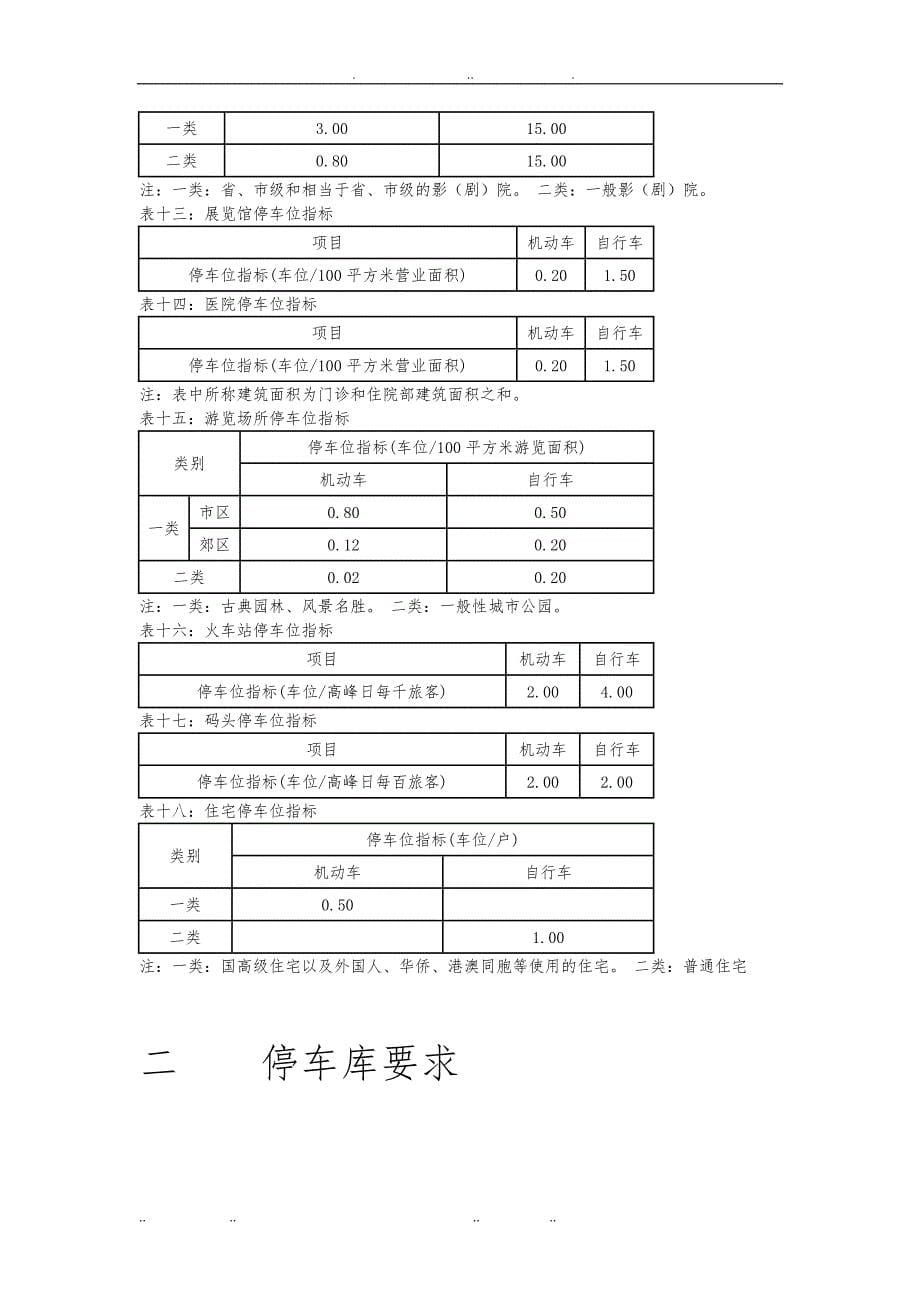 室内外停车场设计规范标准_第5页