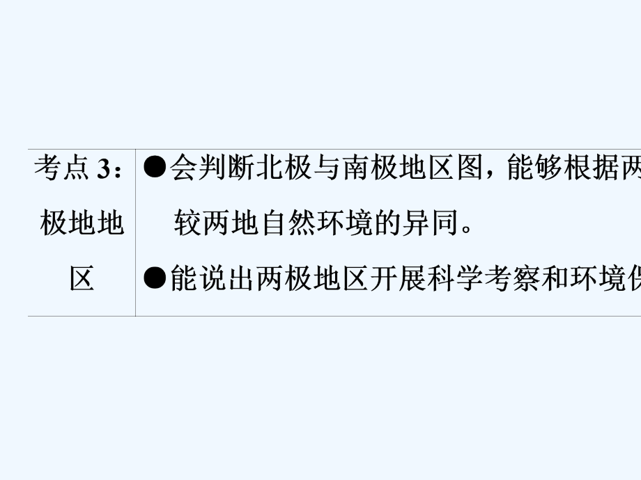 2018中考地理总复习 第1部分 考点突破 第9章 西半球的国家及极地地区 新人教版_第4页