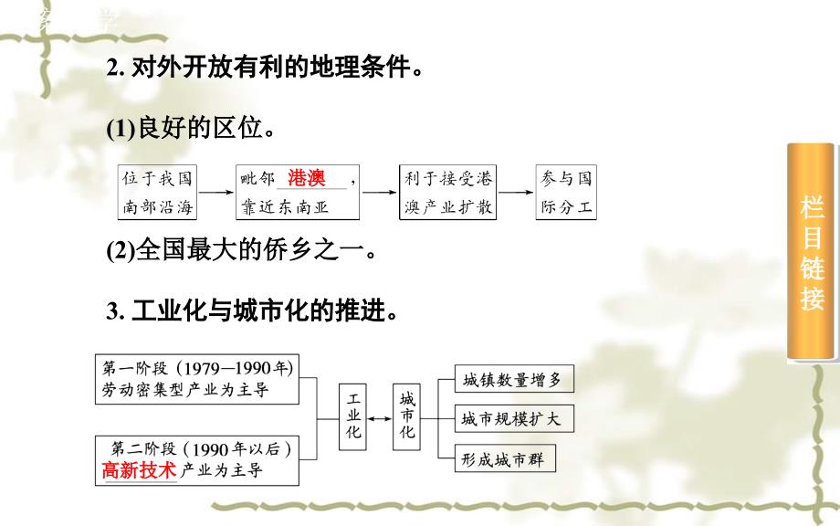 【金版学案】（广东专用）2016届高考地理总复习 第三部分 区域可持续发展 第十五章 区域经济发展 第2节 区域工业化与城市化-以我国珠江三角洲地区为例考点研析课件 新人教版_第3页