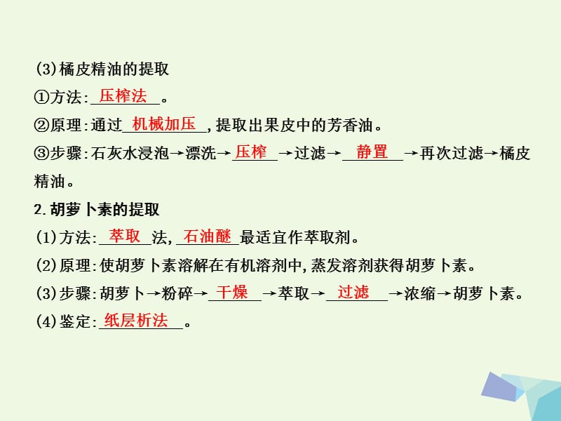 （水滴系列）高中生物 第十单元 生物技术实践 第36讲 植物有效成分的提取及DNA的粗提取与鉴定_第4页